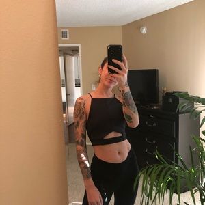 Sparkle Blue/Black Crop